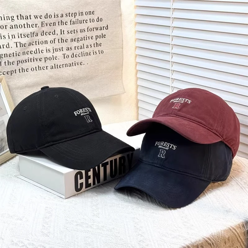 新款春秋季女士春秋日系可爱显脸小鸭舌帽遮阳逛街甜百搭棒球帽子