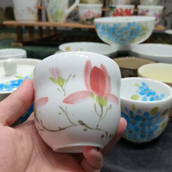摆件景德镇手工手绘高温瓷器