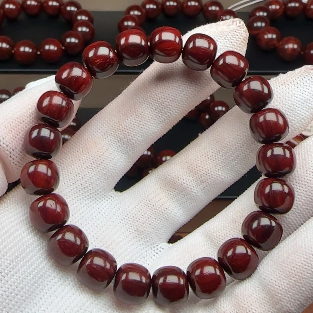 布***卡手串/手链小叶紫檀原生态印度小叶紫檀1.1顶泥