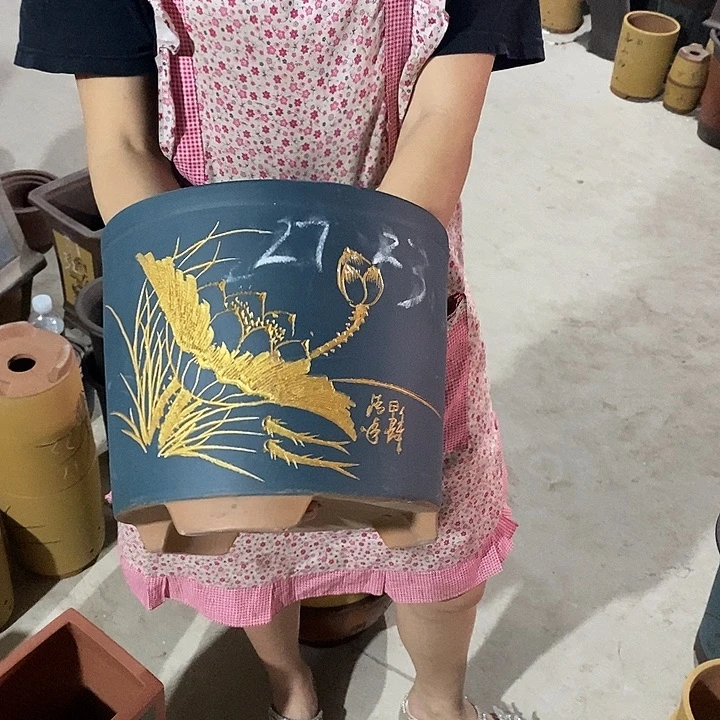 紫砂花盆紫砂花盆