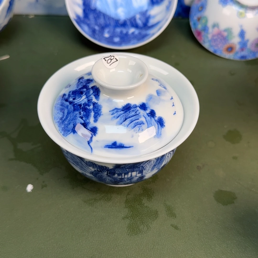 景德镇纯手绘茶具圆圆287