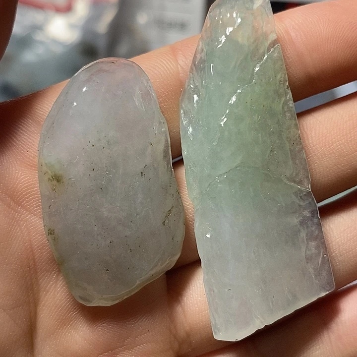 翡翠未镶嵌颈饰定制毛货