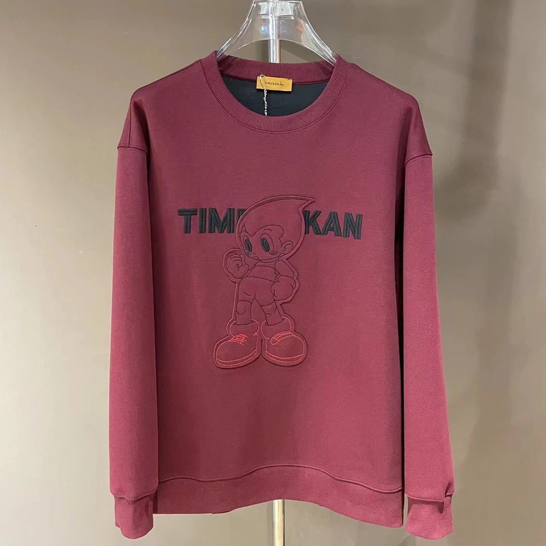 【新1.1.0】TIME BOKAN/秋冬质感1奢高定阿童木设计男士卫衣【9352