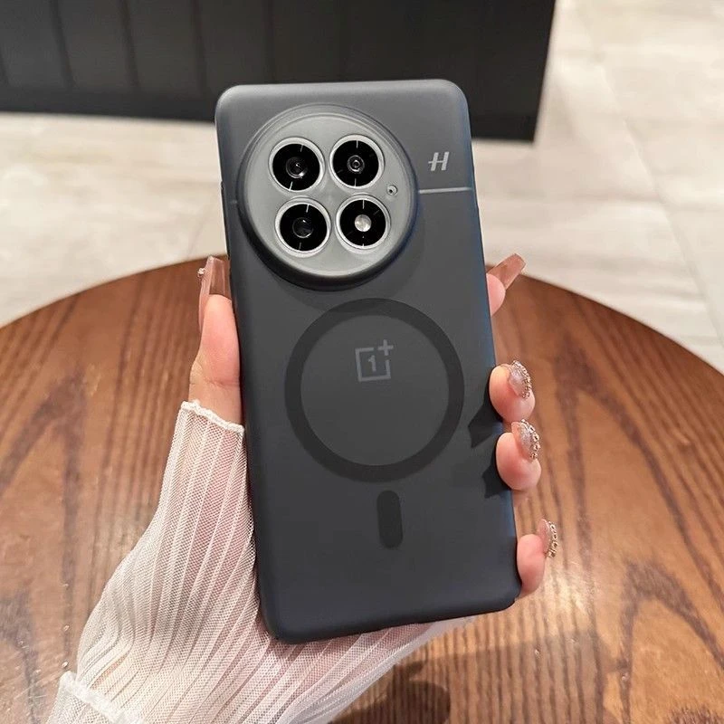 适用一加13手机壳新款超薄磨砂1+ACE5至尊版无线磁吸+13t简约硬套