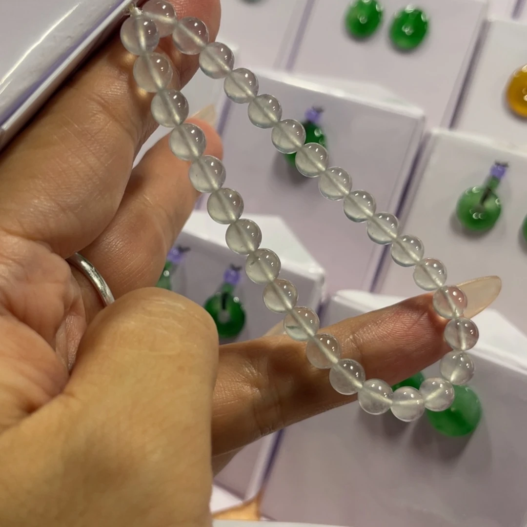 未镶嵌定制翡翠珠串
