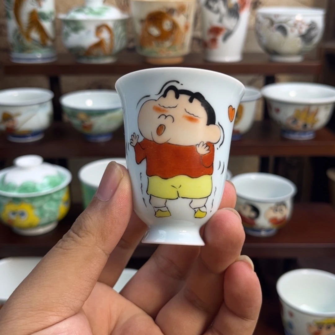 手绘小新闻香杯子
