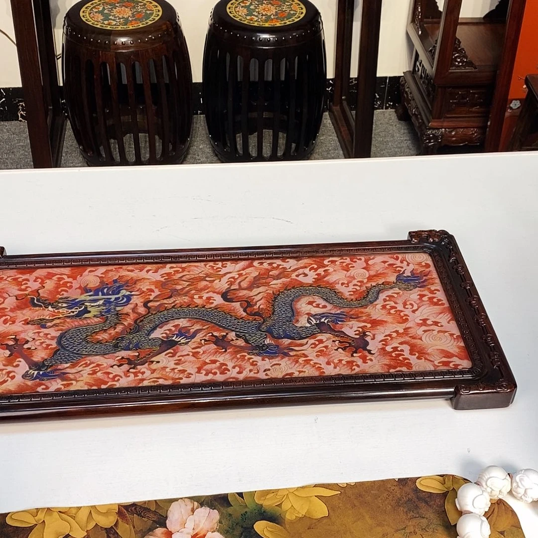 红酸枝木类成套家具大红酸枝托盘