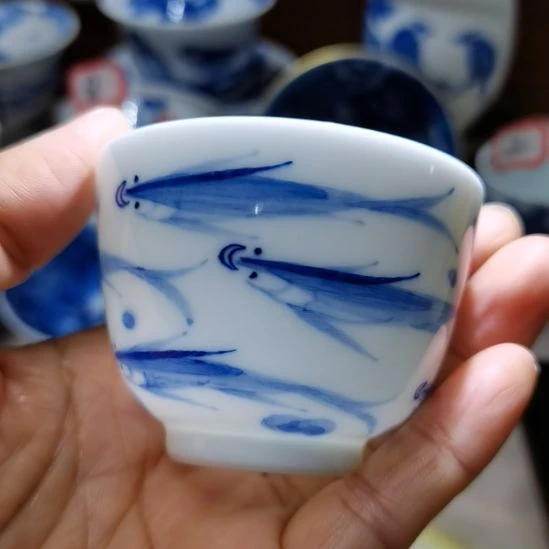 杯张学鸿老师青花