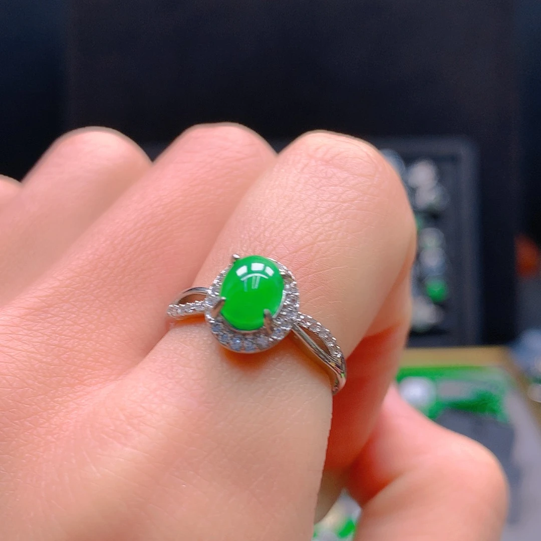 未镶嵌戒指翡翠天然翡翠