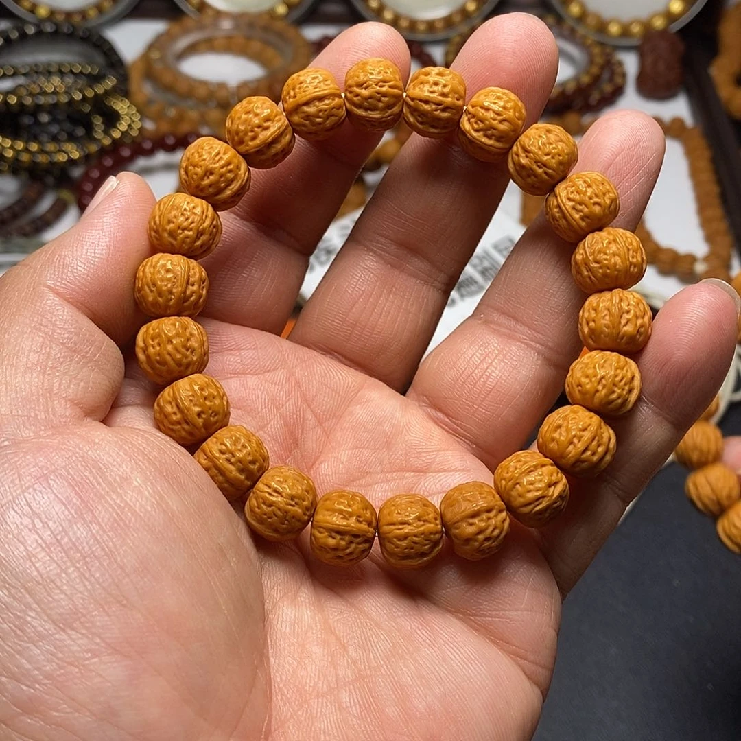 猴头核桃手串全品12左右三棱25号