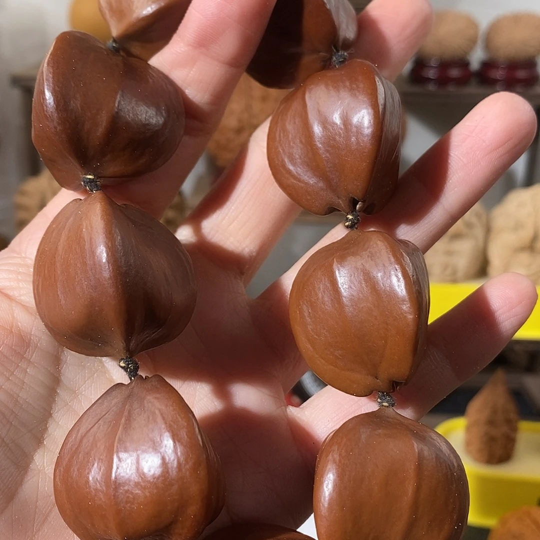 吊坠文玩核桃橄榄核手持9颗29