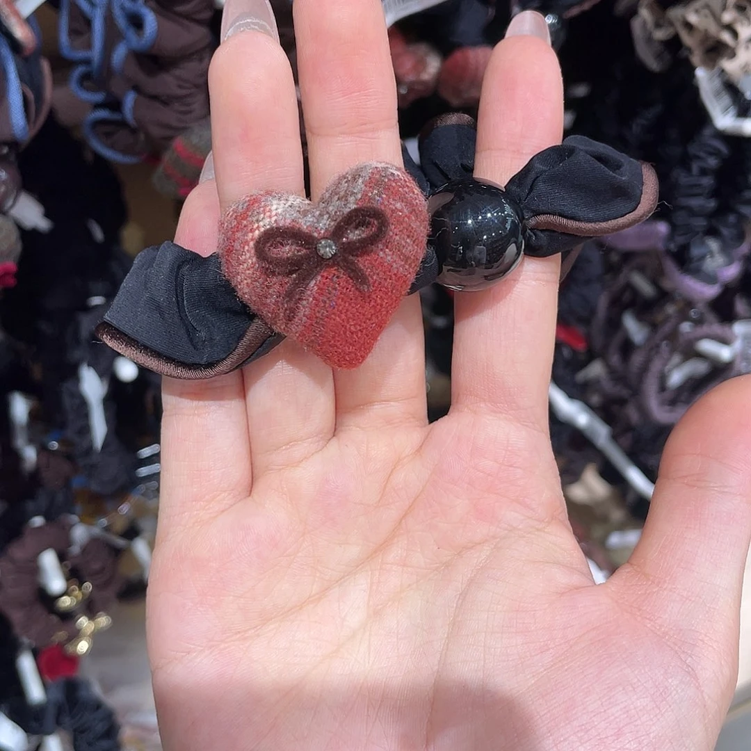 布艺非金属红格爱心面膜