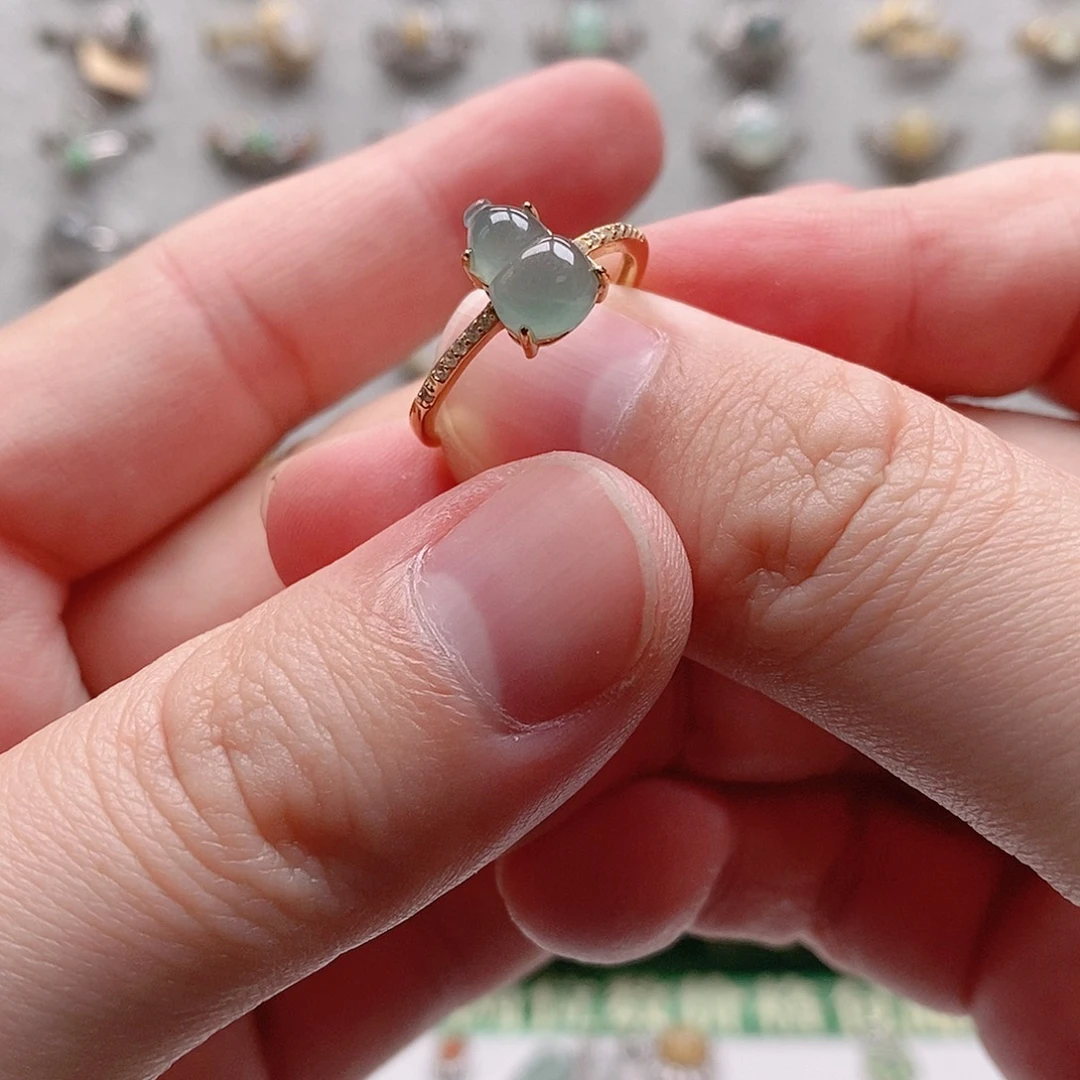 我****翡翠银S925镶嵌戒指