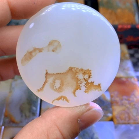 玛瑙/玉髓颈饰合金.*里