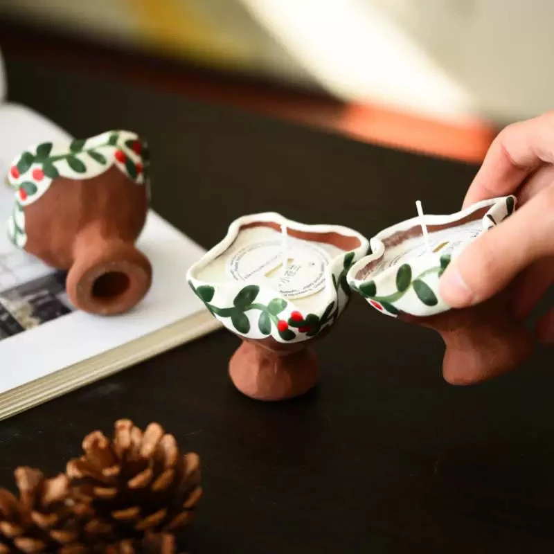 景德镇陶泥香薰蜡烛安全无害送礼必备