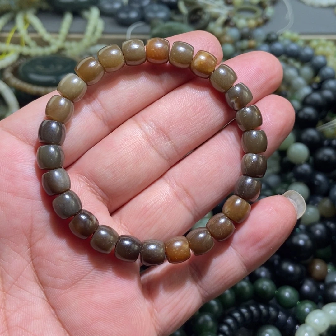 和田玉（糖玉）未镶嵌手链