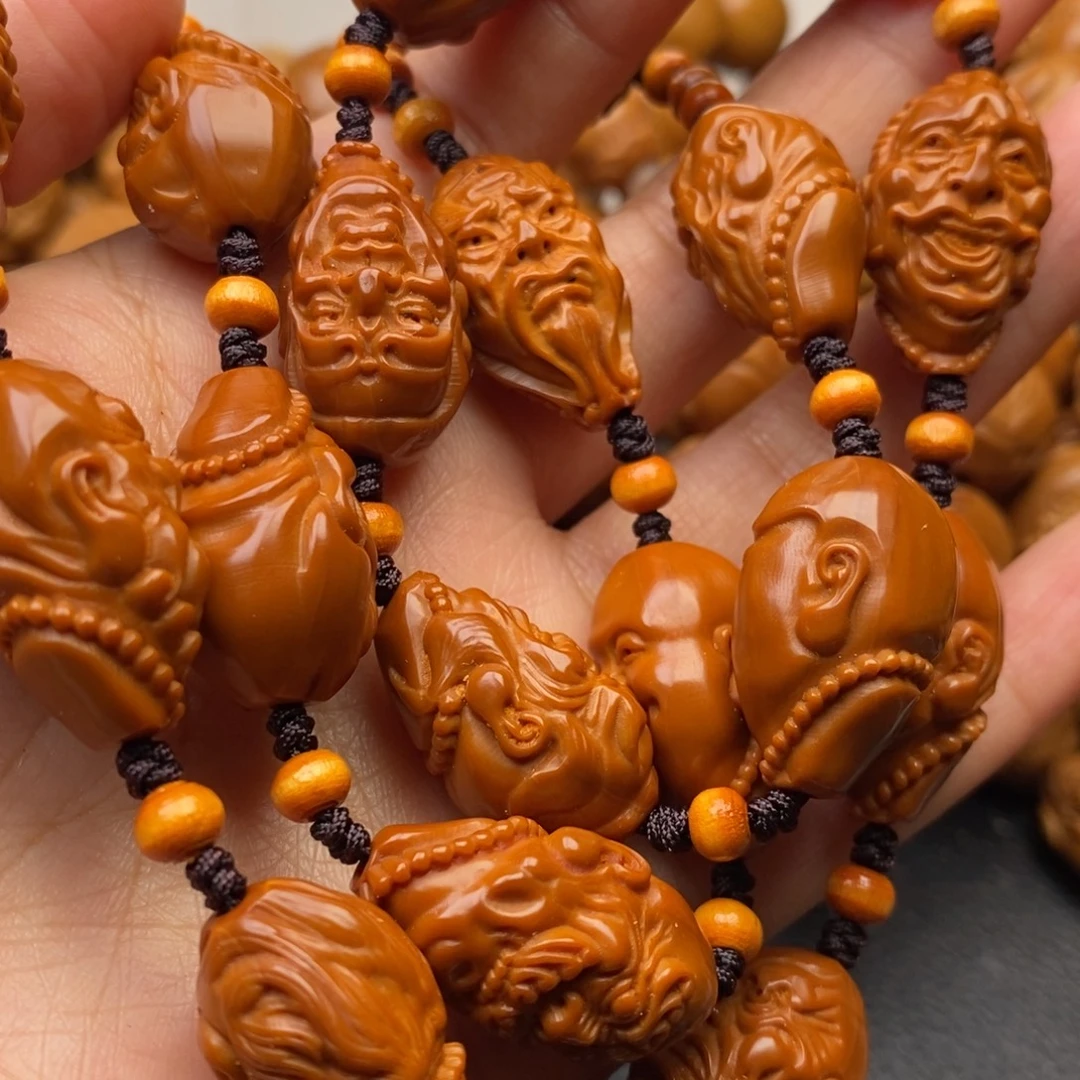 橄榄核吊坠十八罗汉脖挂