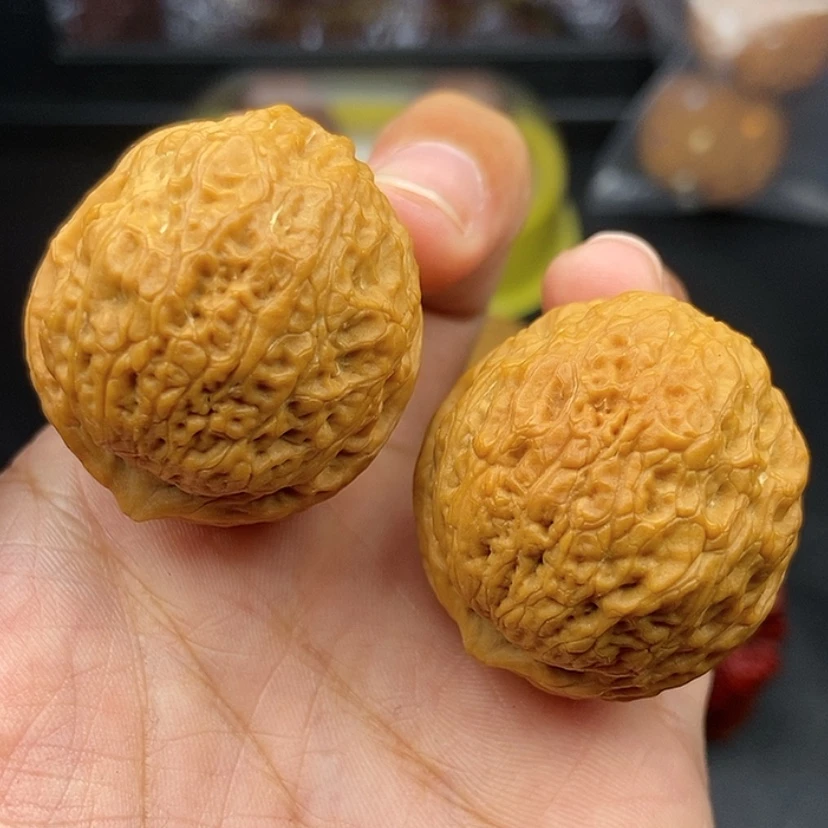 【闪购商品】把件文玩核桃38尺鱼子元宝