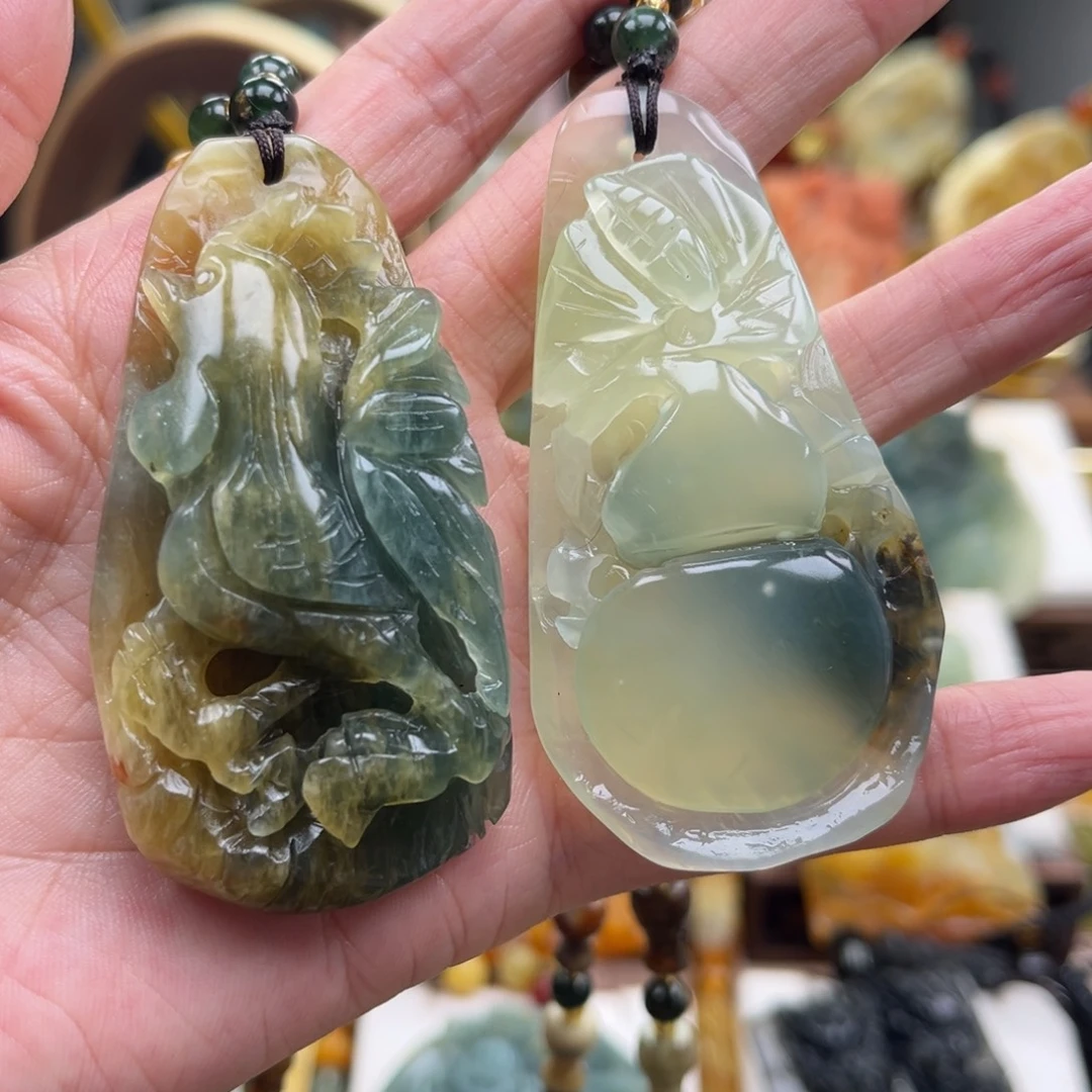 Z***店岫玉未镶嵌挂件挂件
