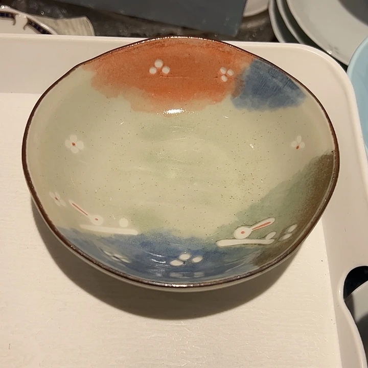 S***y瓷兔子碗一个超可爱