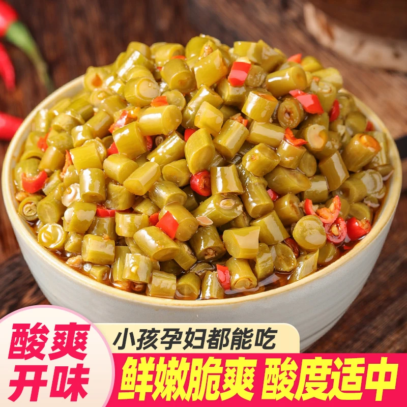 小味儿酸豆角280g下饭菜拌饭酱腌菜酱菜豇豆开味即食