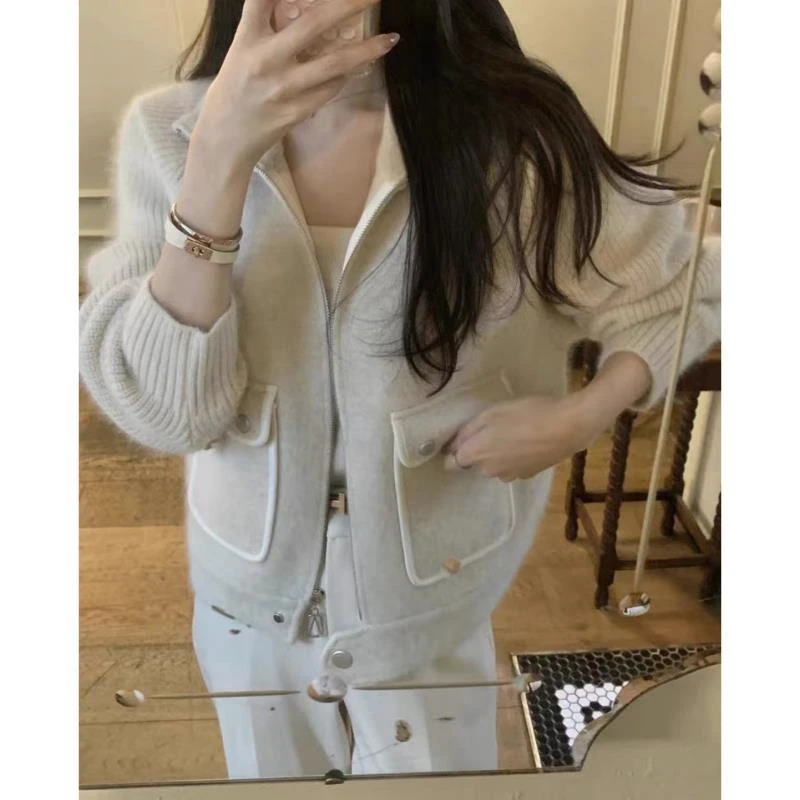 容容【1-400】潮流女装韩系百搭气质简约秋冬网红宽松慵懒风1