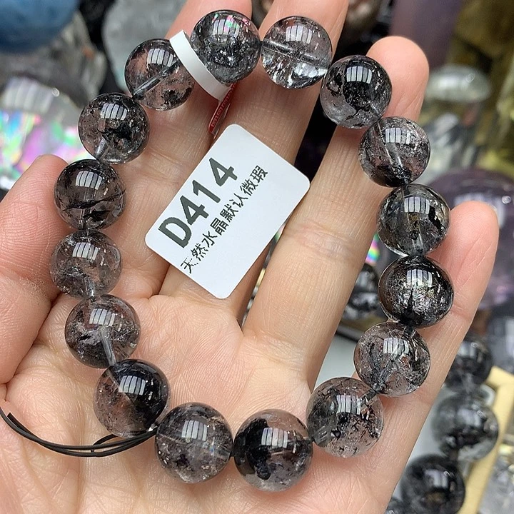 水晶天然水晶闪灵手串未镶嵌穿*