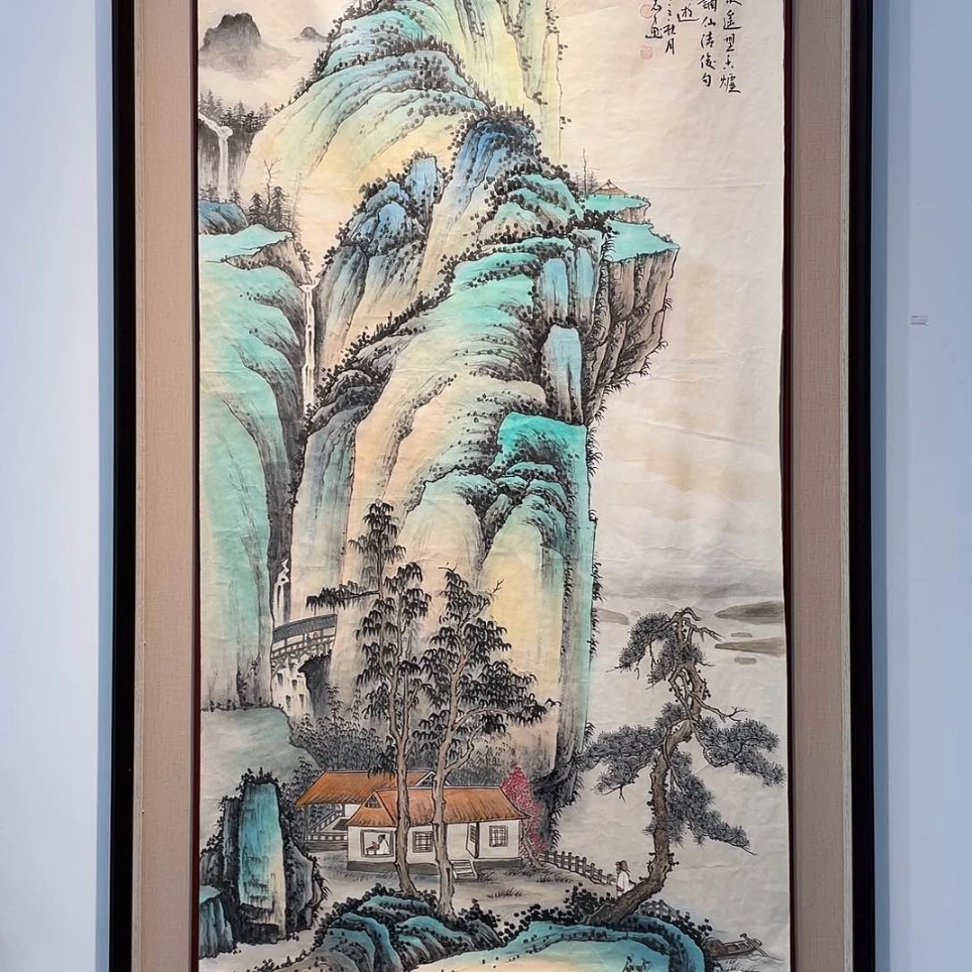 国画凌行志手绘作品