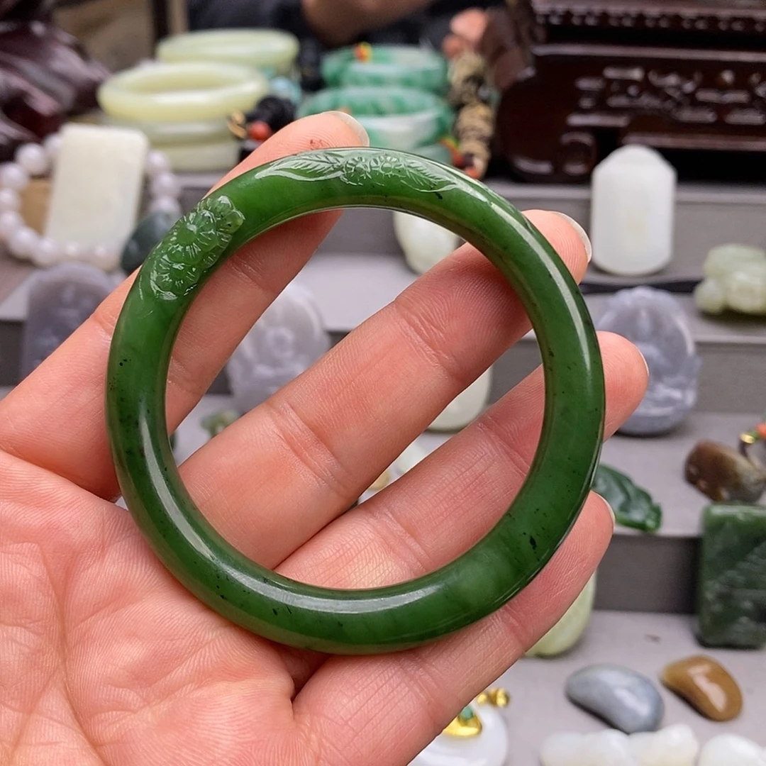 和田玉未镶嵌颈饰55/56圈口