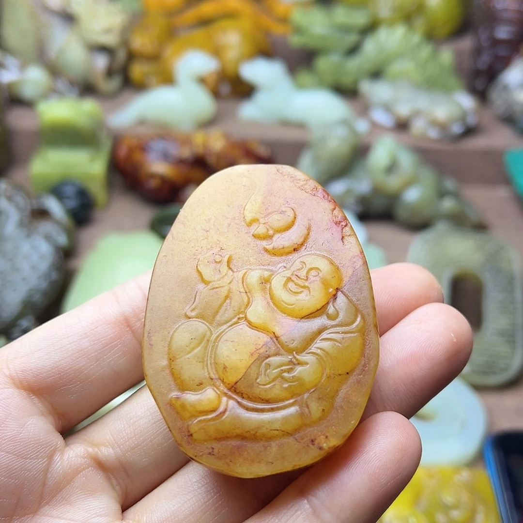 白玉菩提吊坠4。。
