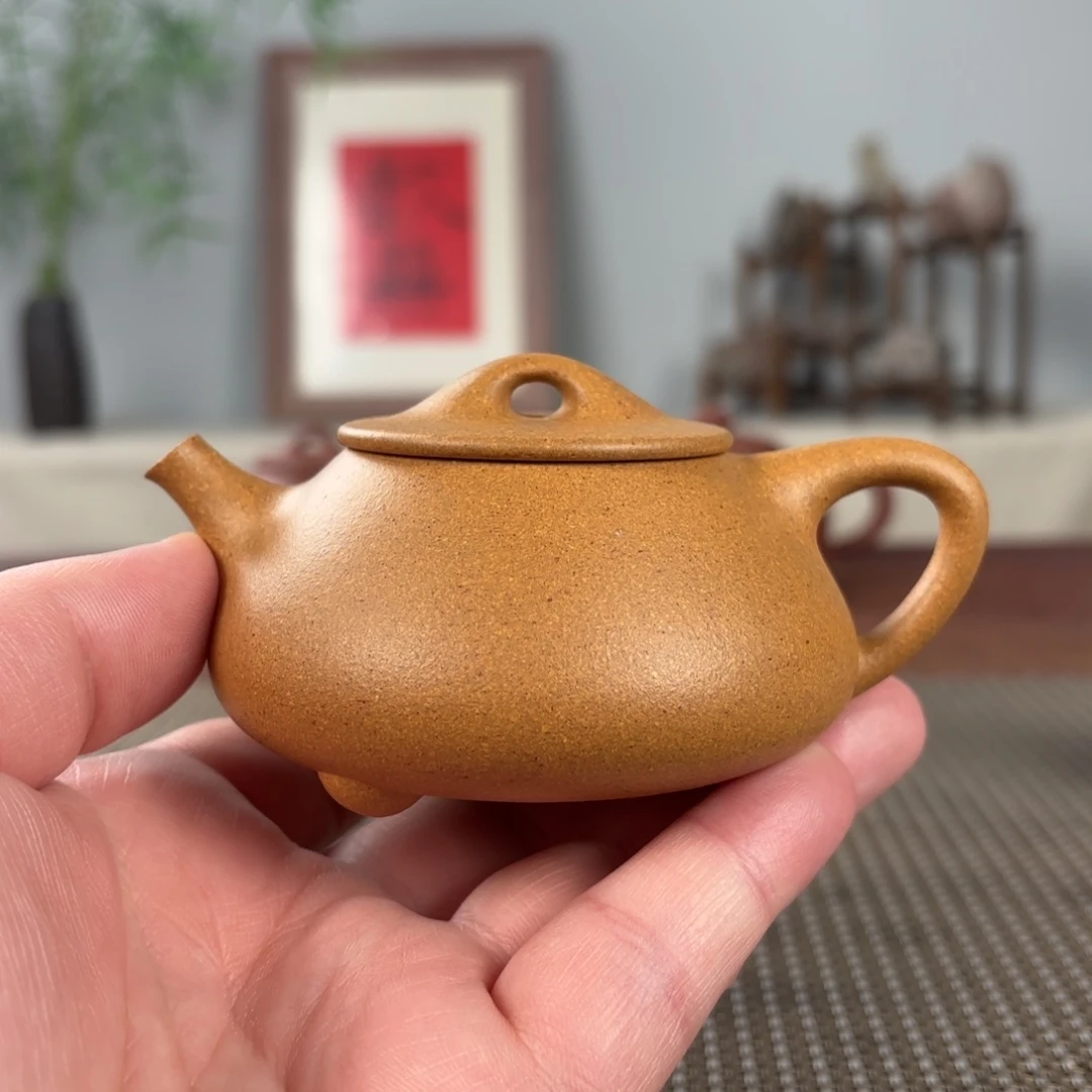 紫砂茶壶黄龙山原矿紫砂壶150