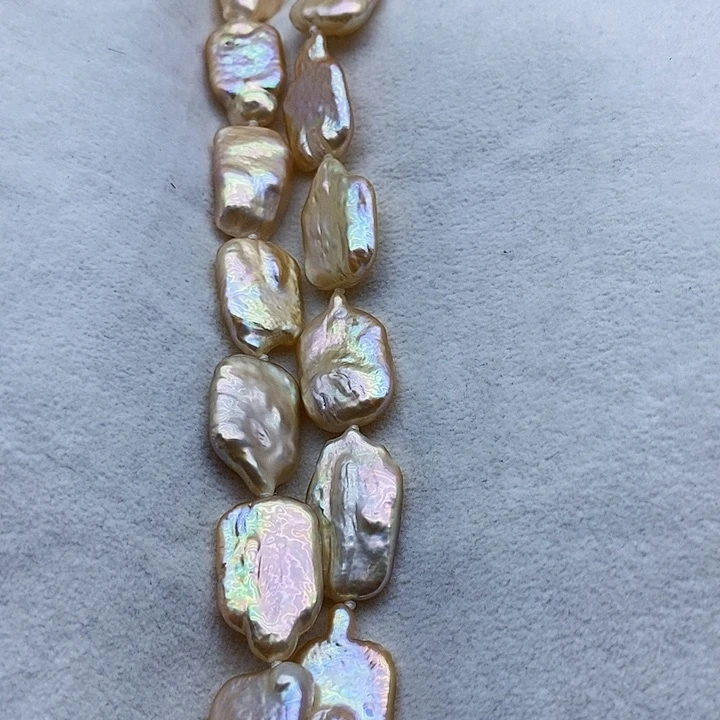 颈饰合金淡水珍珠