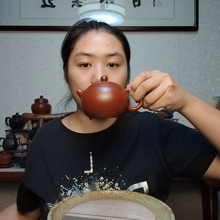 茶壶朱泥晨**伯大红袍西施200毫升