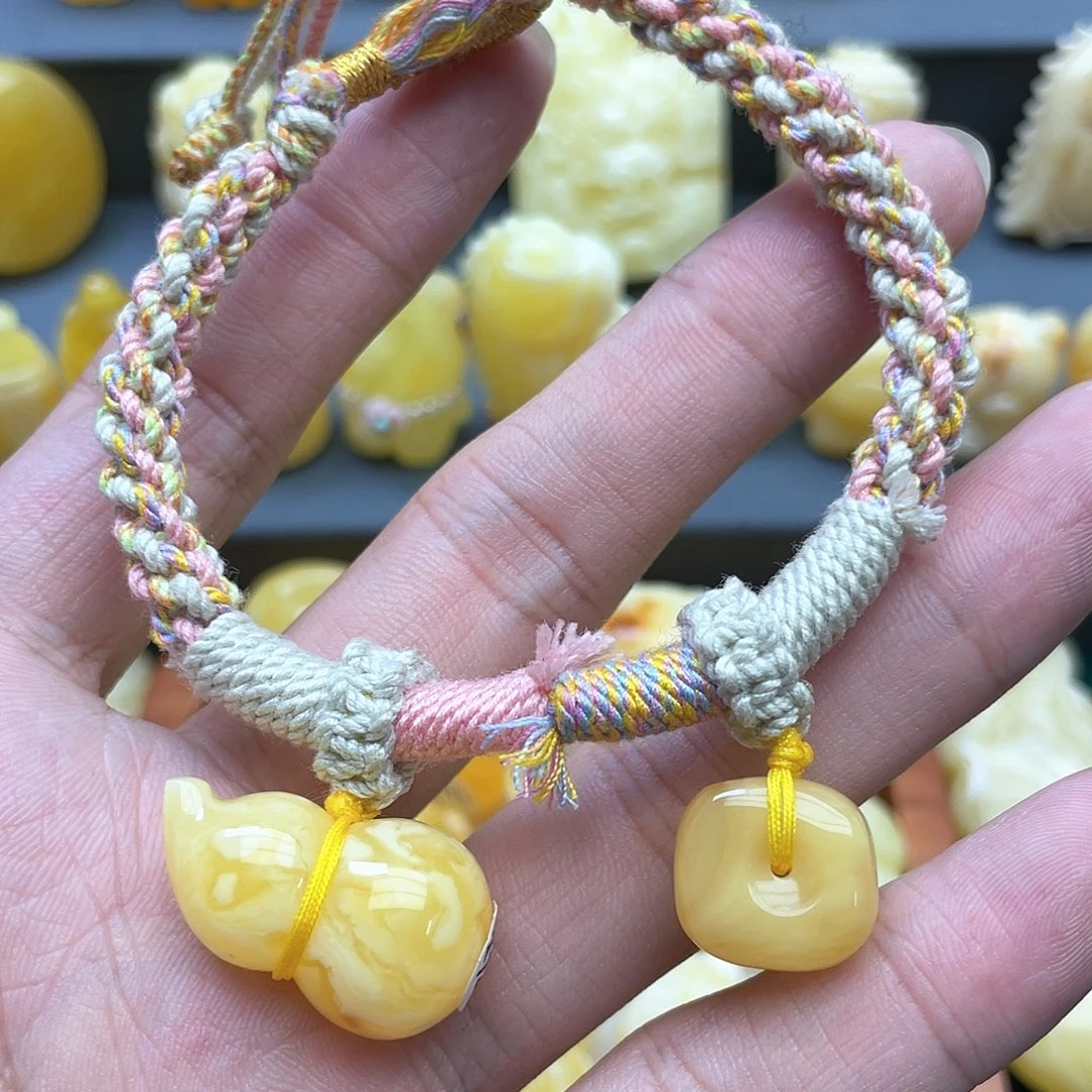 琥珀裸石未镶嵌蜜蜡