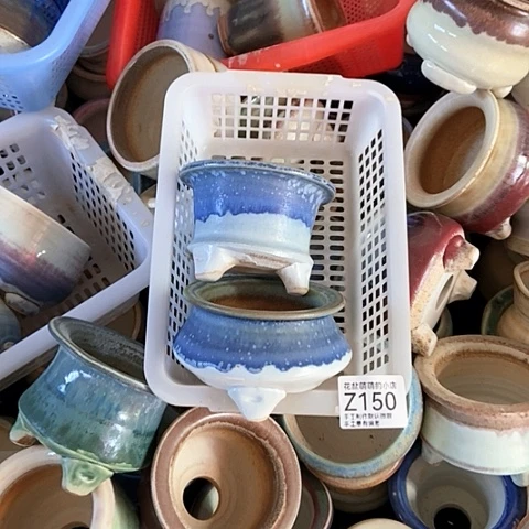 紫砂花盆150微瑕品口径7到8左右