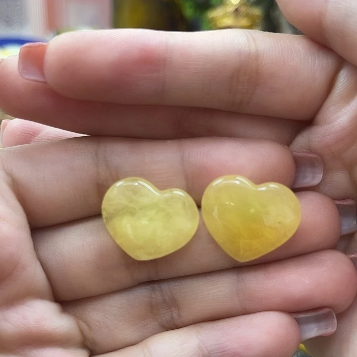 银S925镶嵌颈饰琥珀耳环