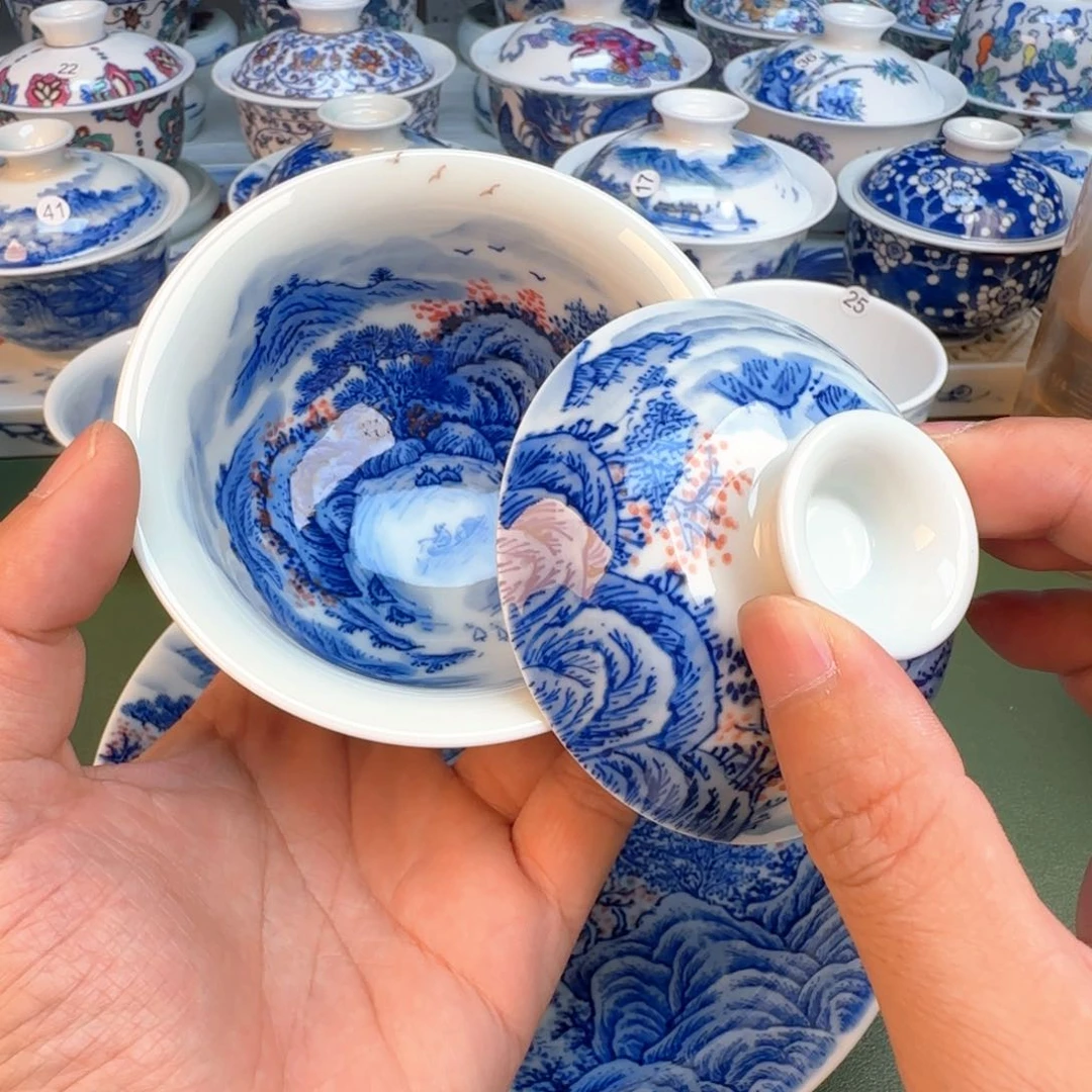 纯手工纯手绘茶具