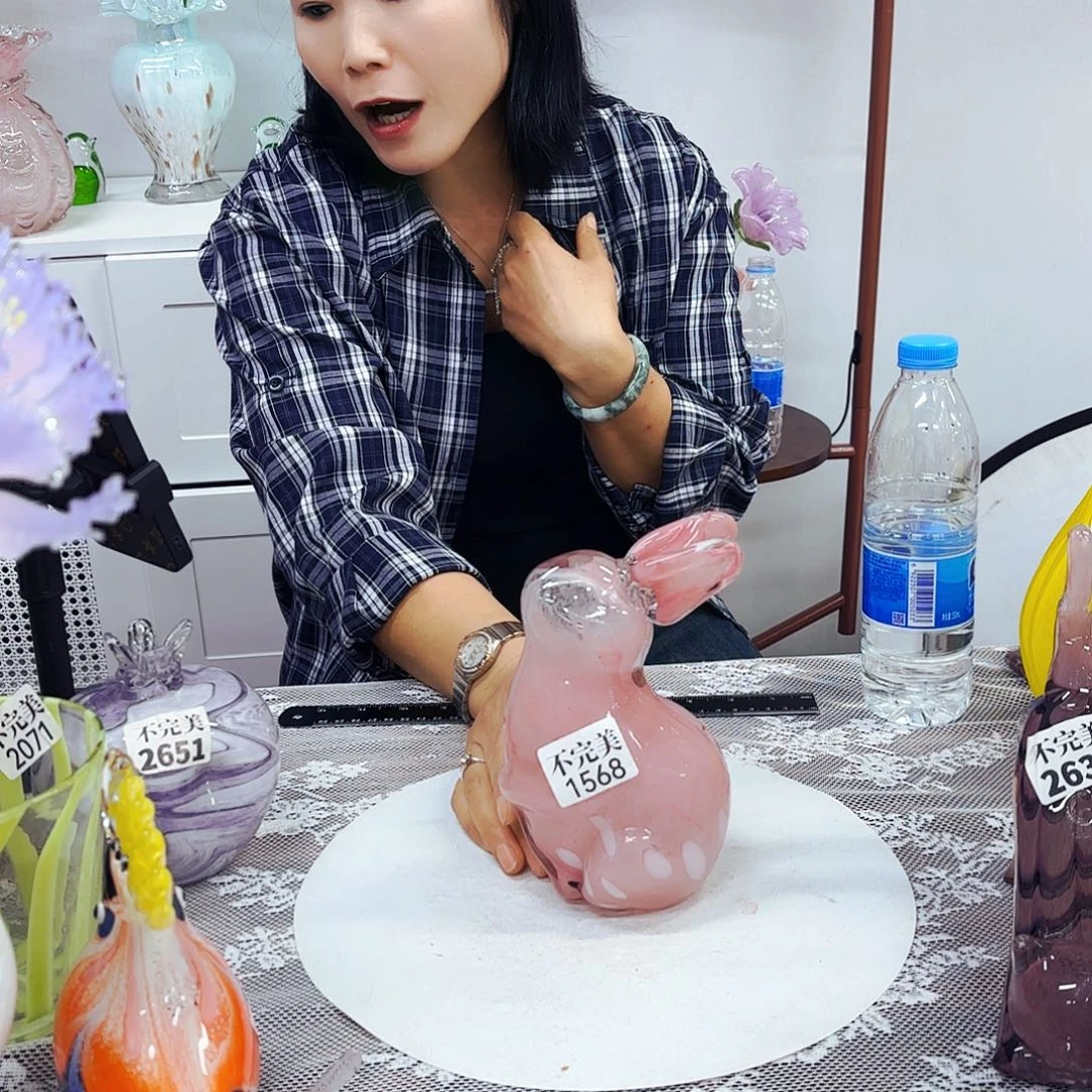 兔子1568 安妮琉璃摆件不完美