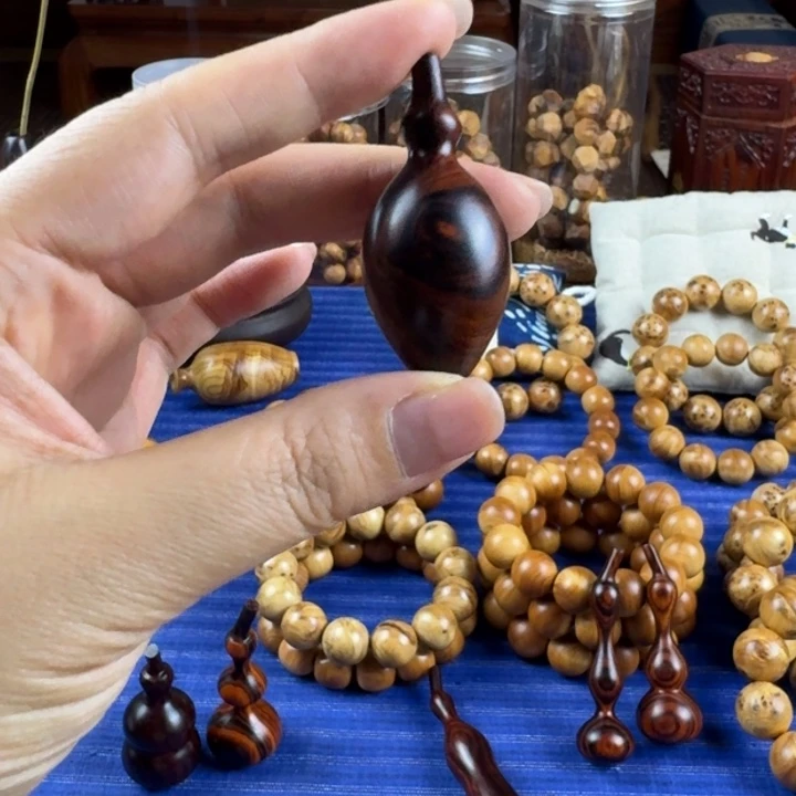 柏木（崖柏）微凹黄檀精品葫芦