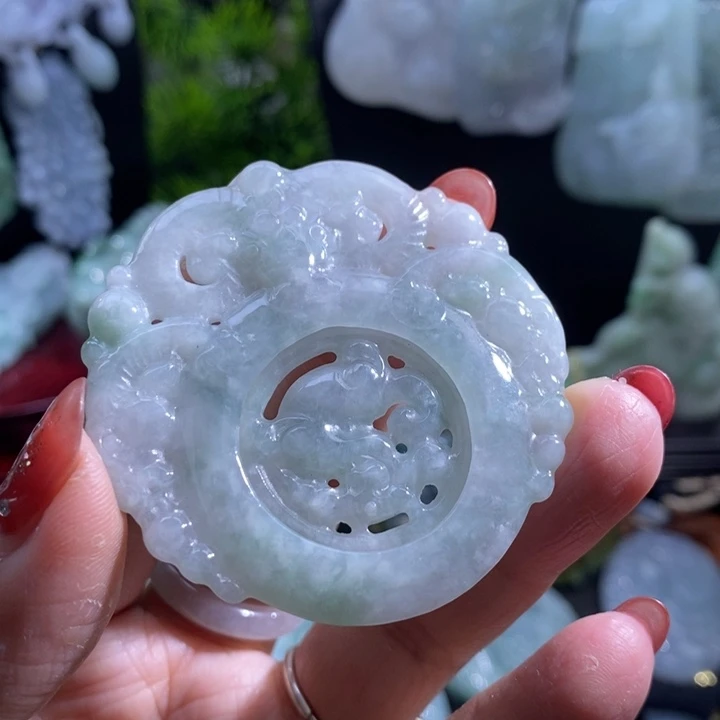 【闪购商品】颈饰未镶嵌翡翠时来运转