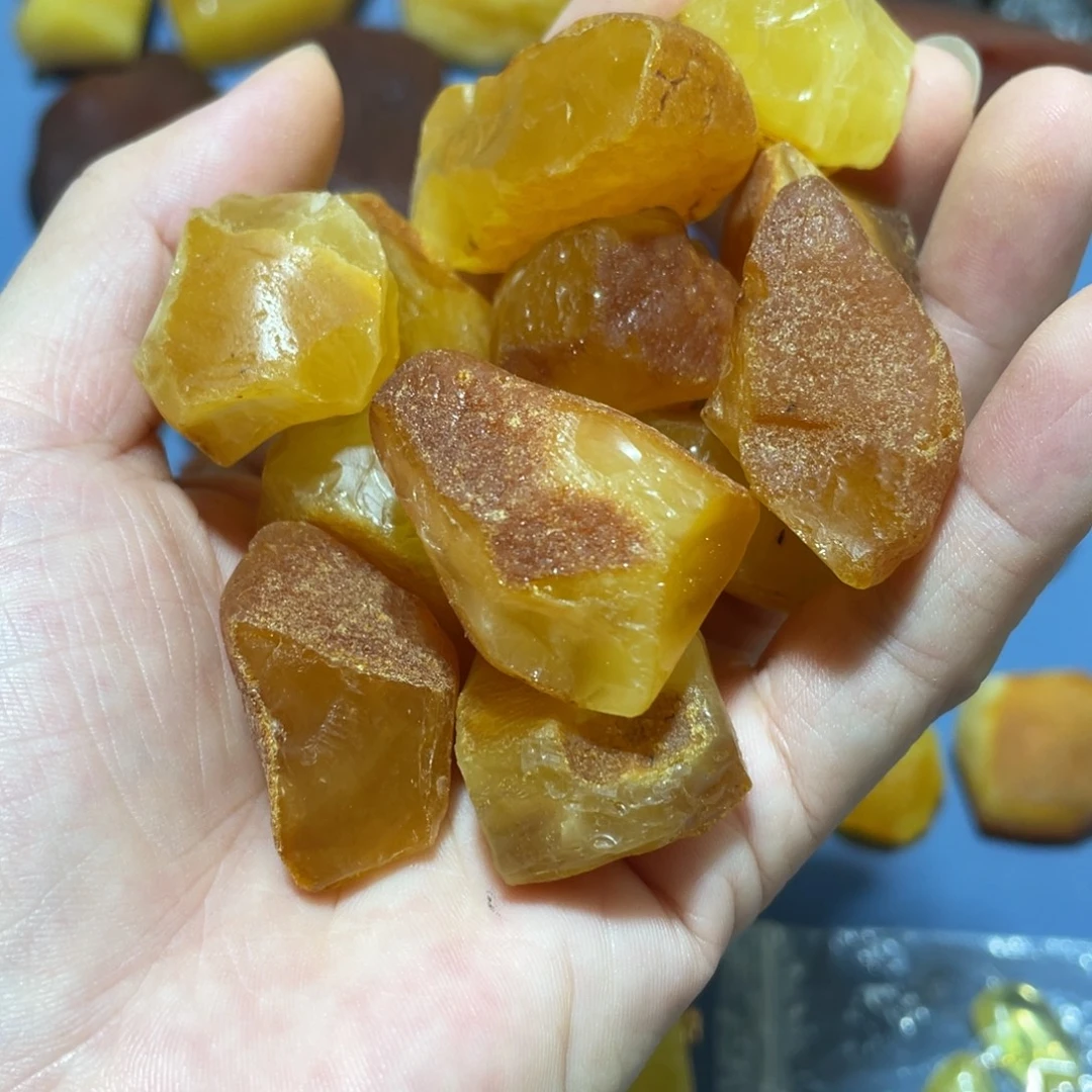 哥***”定制蜜蜡未镶嵌串