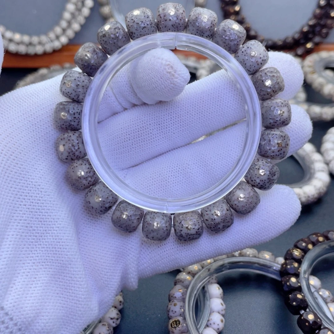 【闪购商品】星月菩提手串满钉糯冰龙鳞11改