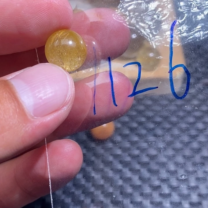 -***子未镶嵌手链发晶天然水晶手串