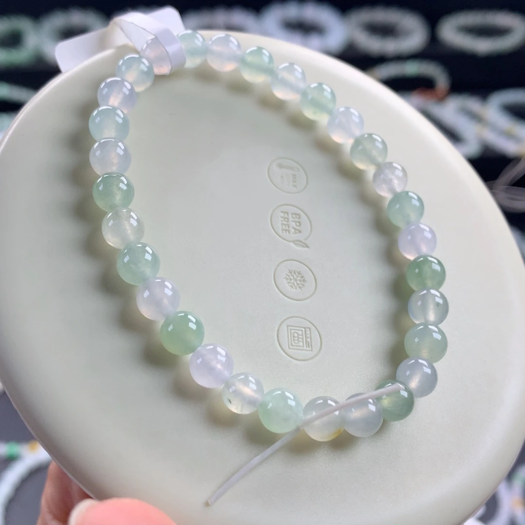 翡翠未镶嵌手链卡6