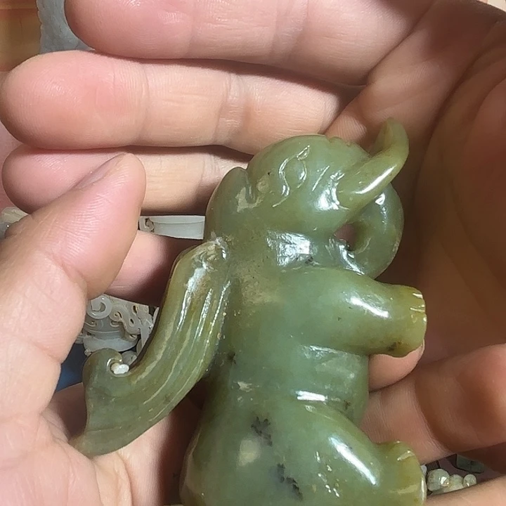 未镶嵌和田玉(青玉)挂件