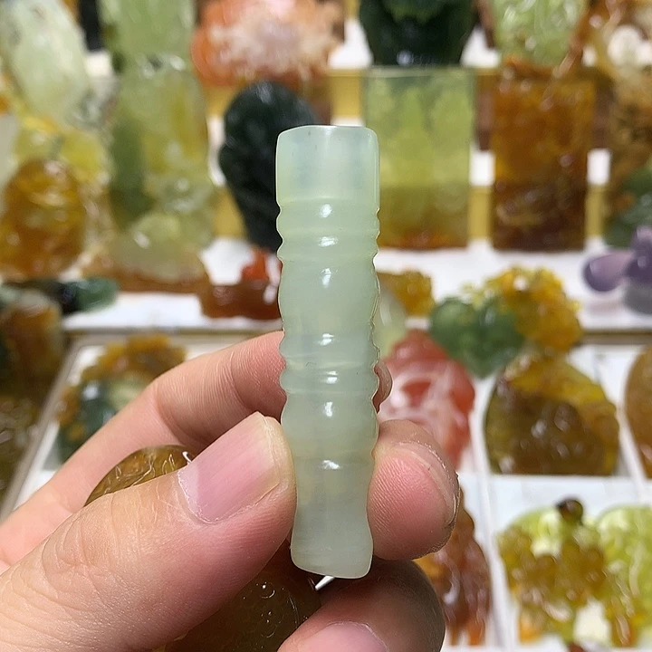 蛇纹石玉未镶嵌珠宝半成品