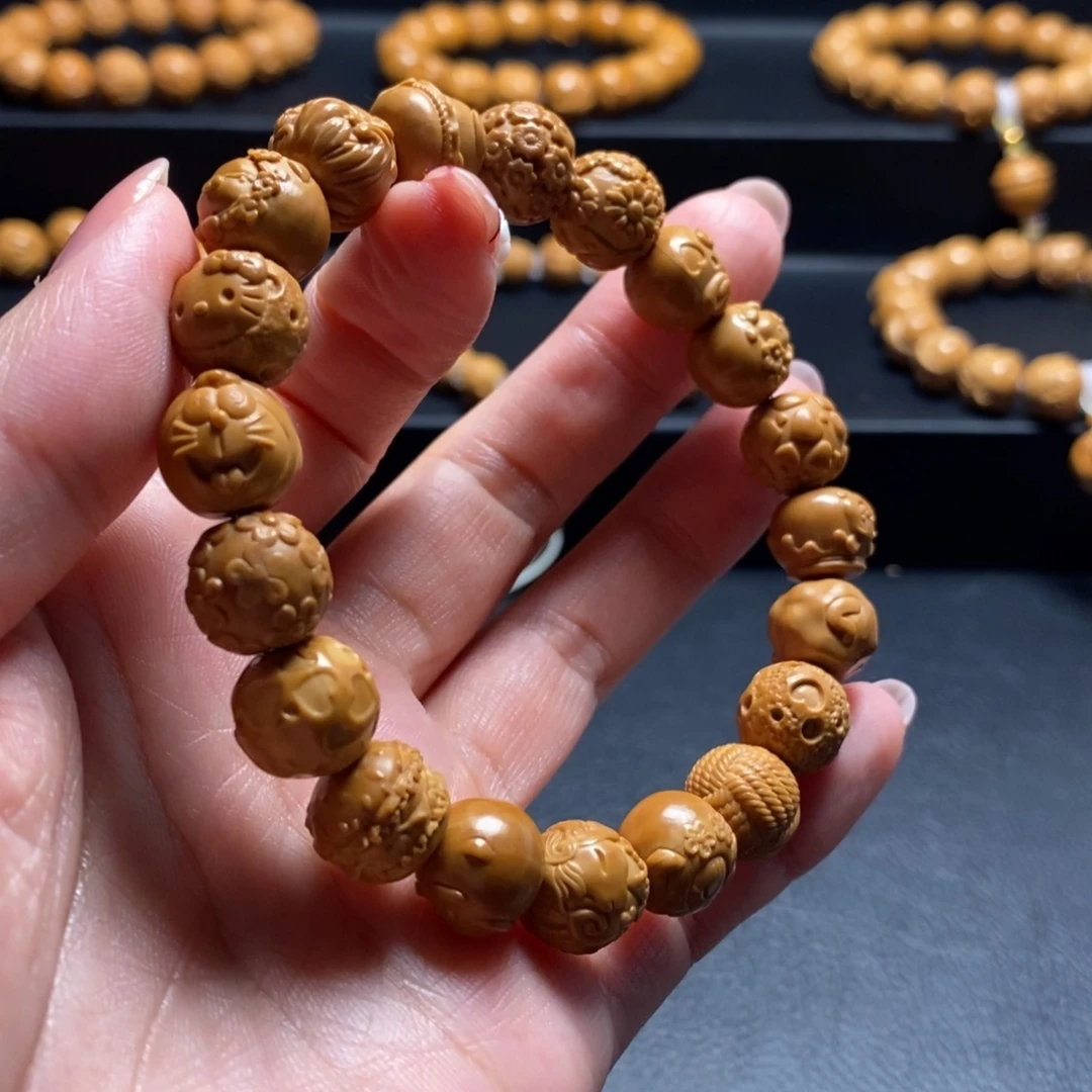 猴头核桃手串小多宝