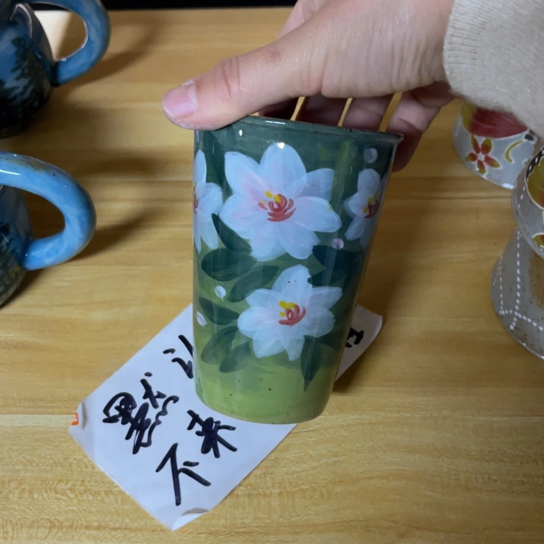 杯素浅陶瓷手工手绘