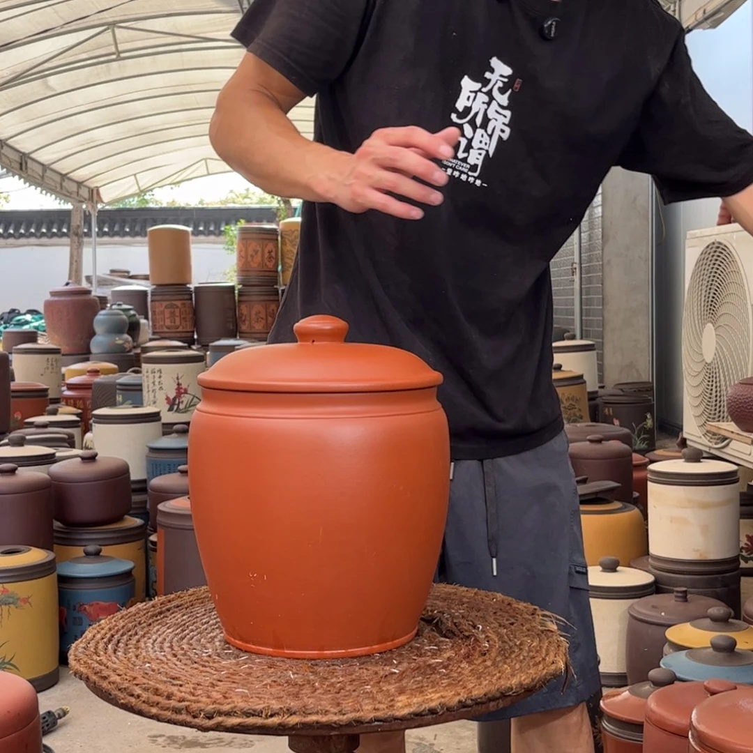 紫砂茶叶罐10饼茶叶罐
