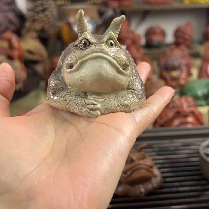 紫砂茶宠紫砂吞金兽